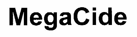 Megacide (device Of Quadrilaterals Containing Letters) Device mark 1470843 Trademark