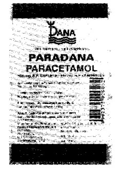 Paradana Paracetamol (label) Device mark 1224036 Trademark