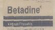 Betadine (label) Device mark 548821 Trademark