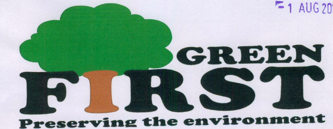 Green First. Device mark 1717128 Trademark