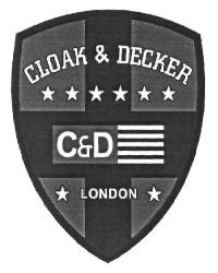 Cloak & Decker C&d (label) Device mark 2647857 Trademark