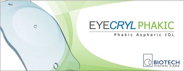 Eyecryl Phakic - Phakic Aspheric Iol Device mark 2715263 Trademark