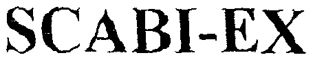 Scabi-ex (label) Device mark 2225168 Trademark