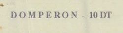 D O M P E R O N - 10 Dt Device mark 803277 Trademark