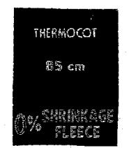 Rupa Thermocot Volcano (label) Device mark 1320427 Trademark