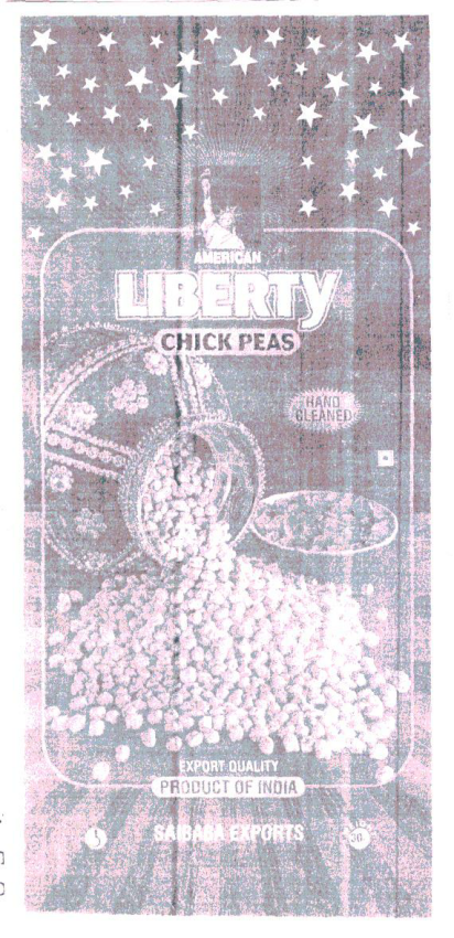 Libery Chick Peas Device mark 1915605 Trademark