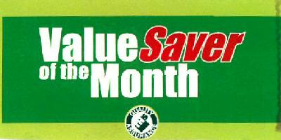 Value Saver Of The Month (label0 Device mark 1527934 Trademark