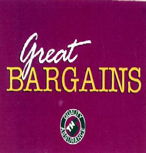 Great Bargains (label) Device mark 1527936 Trademark