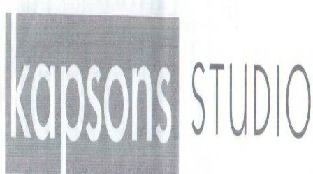 Kapsons Studio (label) Device mark 1590638 Trademark