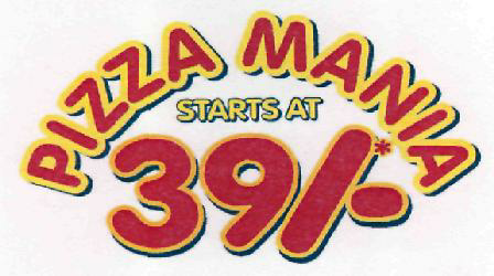 Pizza Mania Starts At 39/-(device) Device mark 2145001 Trademark