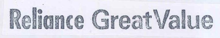 Reliance Great Value(label) Device mark 1423860 Trademark