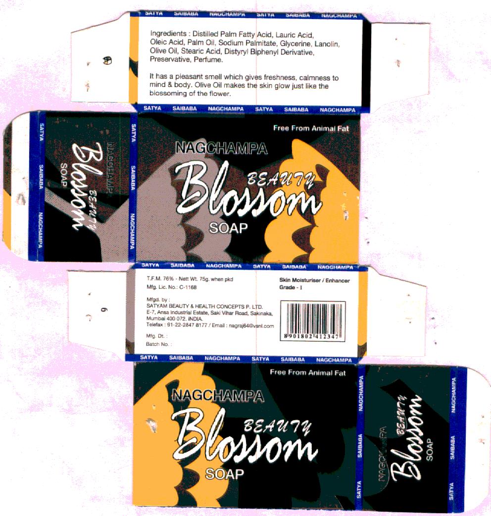 Nagchanpa Beauty Blossoms Soap Device mark 1908478 Trademark