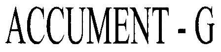 Accument- G Device mark 1809071 Trademark