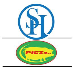 Sh Pigzz (logo) Device mark 2988340 Trademark