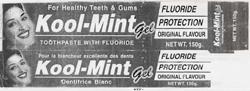 Kool-mint Gel Device mark 1361865 Trademark