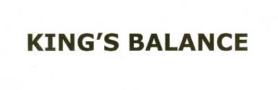 King's Balance Device mark 1999238 Trademark
