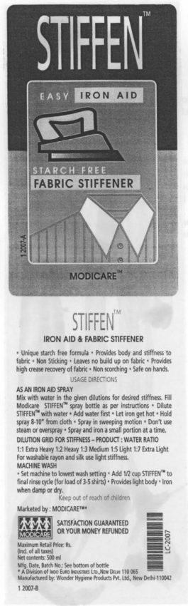 Stiffen Device mark 1011587 Trademark