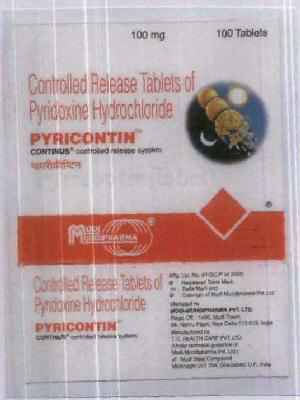 Pyricontin (label) Device mark 2010064 Trademark