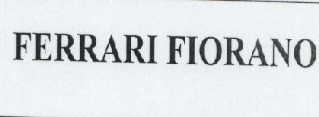 Ferrari Fiorano Device mark 1460501 Trademark