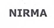 Nirma Device mark 2026640 Trademark