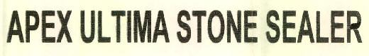 Apex Ultima Stone Sealer Device mark 2723457 Trademark