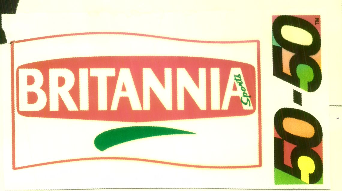 Britannia, 50-50 Device mark 903994 Trademark