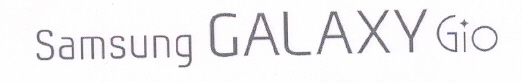 Samsung Galaxy Gio (label) Device mark 2099891 Trademark