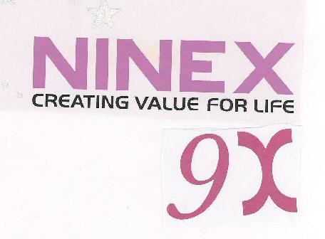 Ninex 9xcreating Value For Life Device mark 1615945 Trademark