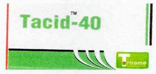 Tacid-40(device) Device mark 2561027 Trademark