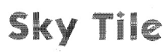 Sky Tile [label] [heavy Letters] Device mark 1298809 Trademark