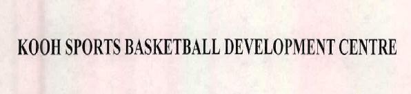 Kooh Sports Basketball Development Centre Device mark 2459829 Trademark
