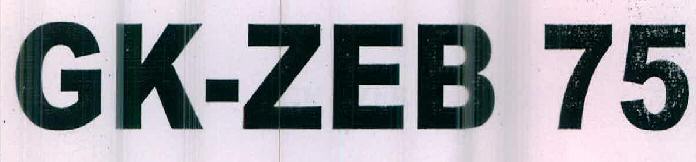 Gk-zeb 75 Device mark 2452929 Trademark