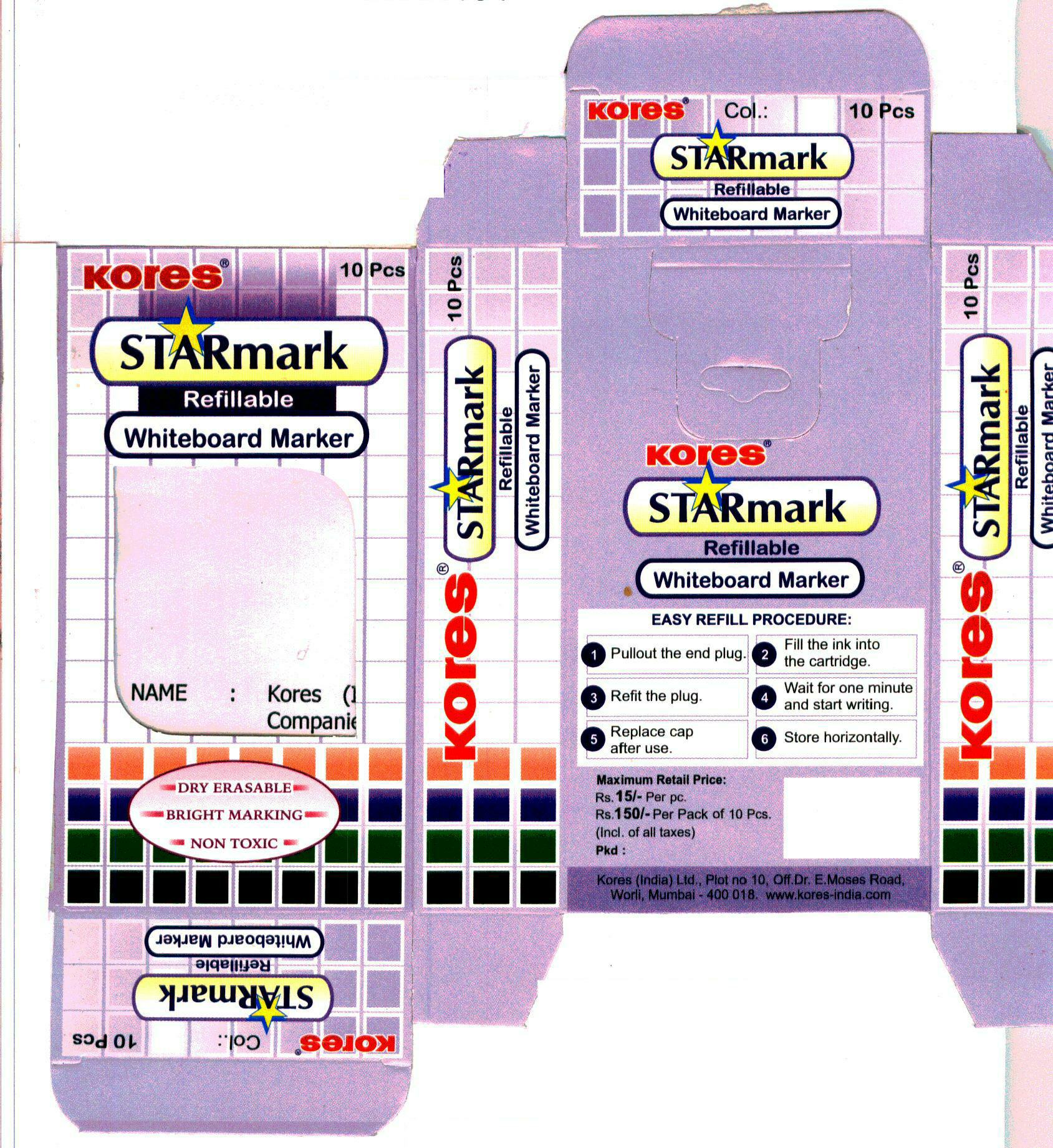 Kores Starmark Device mark 1934124 Trademark