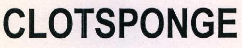 Clotsponge Device mark 2284476 Trademark