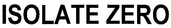 Isolate Zero Device mark 2971199 Trademark