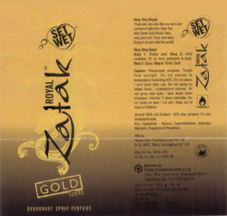 Set Wet Royal Zatak Device mark 1559382 Trademark