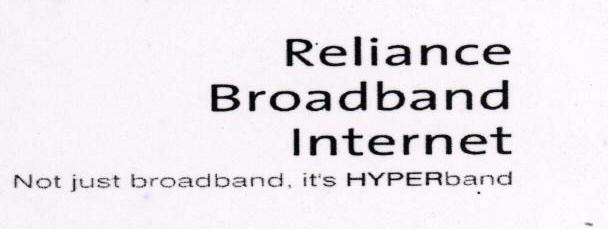 Reliance Broadband Internet Device mark 1451785 Trademark