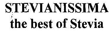 Stevianissima The Best Of Stevia Device mark 2222695 Trademark