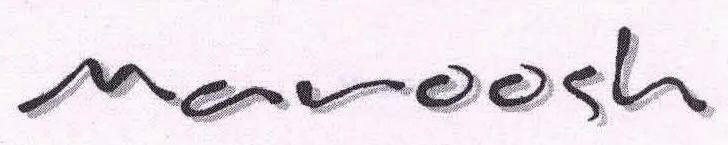 Maroosh (special From Of Writing) Device mark 1581208 Trademark