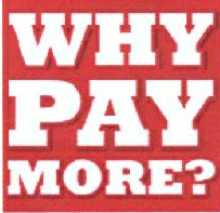 Why Pay More? Device mark 1996086 Trademark