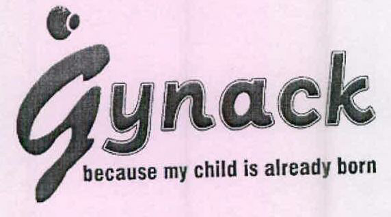 Gynack Because My Child Is Already Born Device mark 2550714 Trademark
