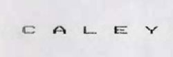 " C A L E Y " Device mark 883321 Trademark
