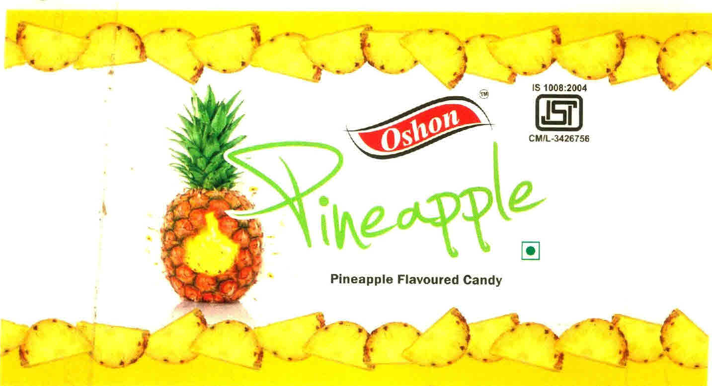 Oshon Pineapple Device mark 2674310 Trademark