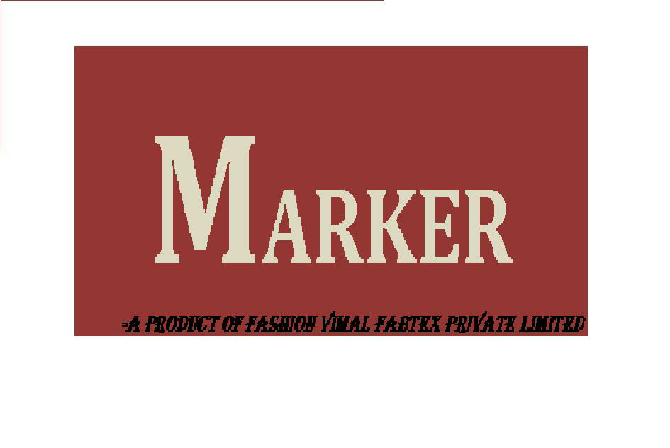 Marker-a Product Of Fashion Vimal Fabtex Private Limited Device mark 2227100 Trademark