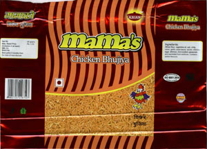 Mama's Chicken Bhujiya ( Lable ) Device mark 1471378 Trademark