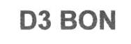 D3 Bon Device mark 1651860 Trademark
