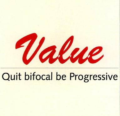 Value Quit Bifocal Be Progressive Device mark 2222225 Trademark