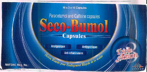 Seco-bumol Capsules Device mark 2641326 Trademark