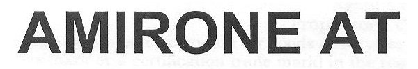Amirone At Device mark 2149587 Trademark