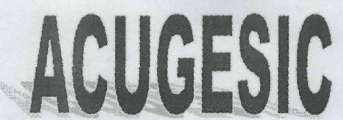 Acugesic Device mark 1951372 Trademark